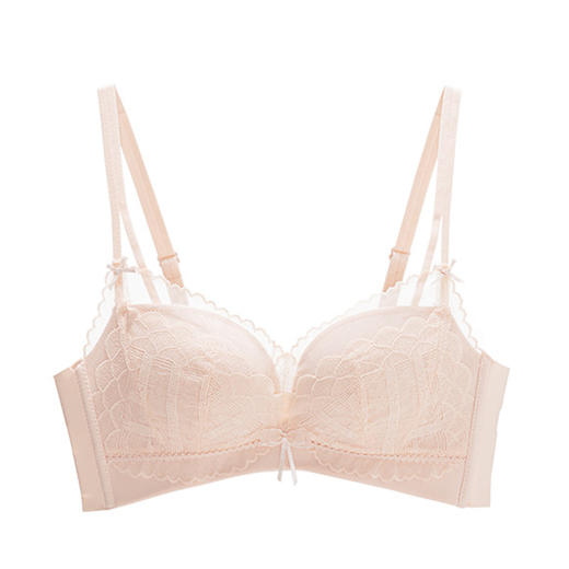 【109元/2件】【专柜大牌同款】春夏小胸聚拢性感蕾丝内衣 100%莫代尔舒适文胸 商品图4