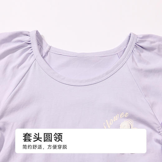 都市丽人童装正价棉质短袖套装薄40支TC拉架亲情蜜语短袖类JHH9B7 商品图4