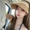雀说 遮阳帽子女夏季空顶防晒防紫外线沙滩出游草编草帽太阳帽5ZF-3172 商品缩略图0