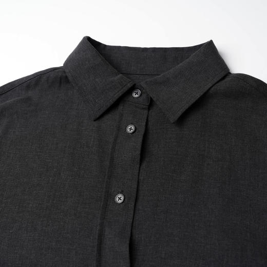 ROMI STUDIO“去繁就简”木棉莱赛尔混纺宽松长袖衬衣 RWCSS71690 商品图2