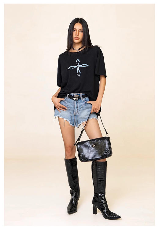 SMFK梦境十字花短袖 商品图5