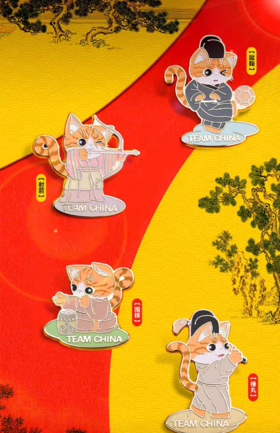 宫喵徽章系列-射箭/围棋/捶丸/蹴鞠