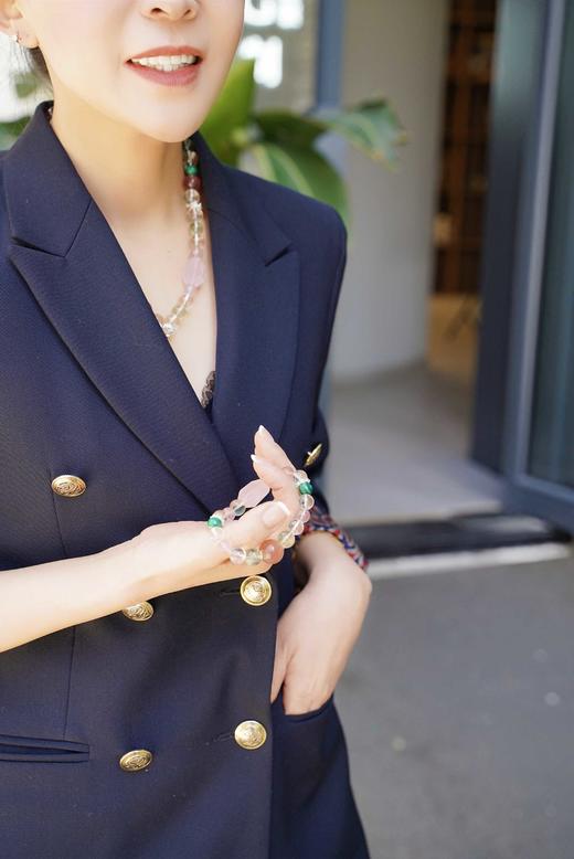 【彩莲】多彩水晶串珠 粉嫩的荷花是风雅，嫩绿的莲蓬是清新 商品图6