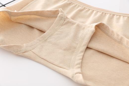 女平角内裤3条组合装（棕条/绿条） 商品图1