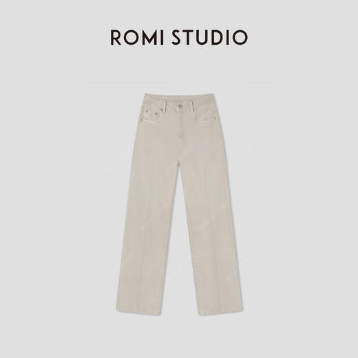 ROMI STUDIO“自然简约”棉质经典老钱高士线直筒牛仔裤 RWCSXD1867 商品图0