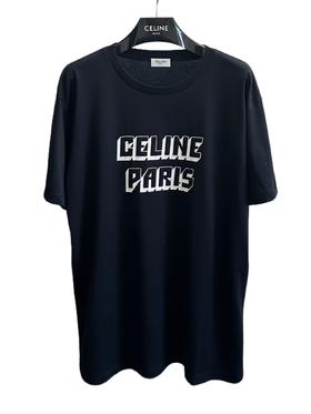 中性款裂纹印花字母短袖T恤008