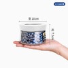 日本Asvel密闭玻璃存储罐 MG-W330（白色矮款） 商品缩略图0