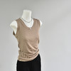 丁摩 【西装搭子衫】春女装新款百搭无袖针织显瘦u领打底衫5ZF-143 商品缩略图6