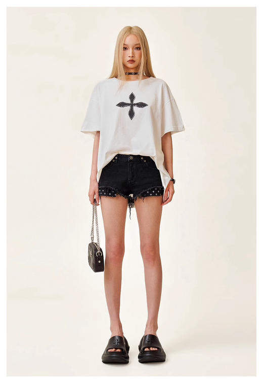 SMFK梦境十字花短袖 商品图0