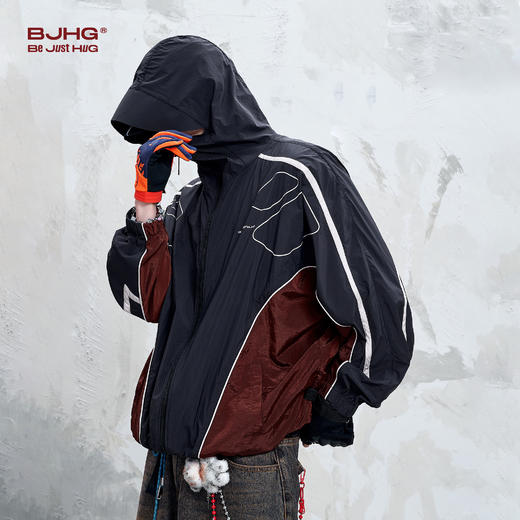 BJHG不计后果户外UPF50轻薄防晒服外套男夏季速干凉感透气防晒衣 商品图3