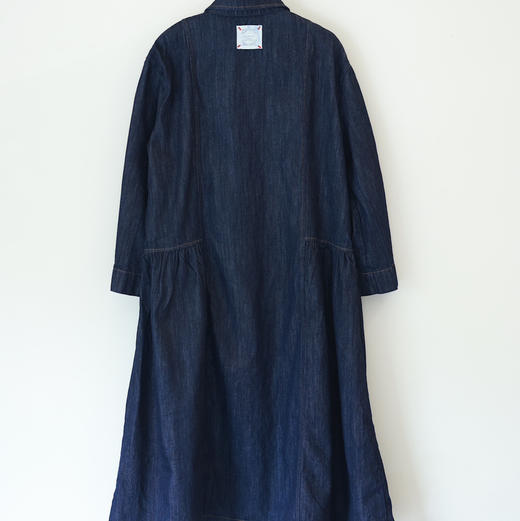 经典复古牛仔衬衫裙 商品图4