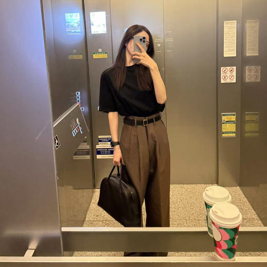 ROMI STUDIO“率性从容”绵羊毛莱赛尔混纺经典老钱西裤 RWCSXG2005 商品图2