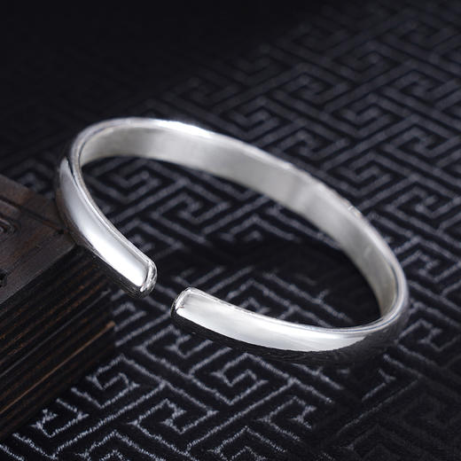 子佩集S999银【春意盎然】手工纯银手镯原创设计【55011109】2503 商品图2