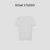 ROMI STUDIO“简约优雅”棉质圆领短袖超软洗水套头毛衫 RWCSSY1585 商品缩略图1