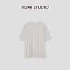 ROMI STUDIO“休闲简约”100棉软糯肤感宽松圆领短袖T恤RW24LST1003【发货时效25天】 商品缩略图3