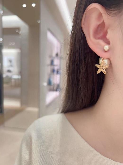 迪奥2025早春款海星双珠耳钉（XTY） 商品图5