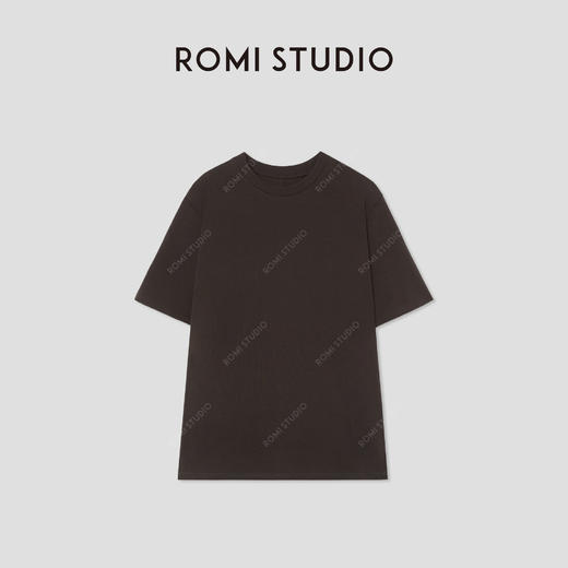 ROMI STUDIO“简约随性”100棉软糯肤感宽松圆领短袖T恤RW24ASZ0454【发货时效25天】 商品图4