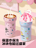 bablov保温杯女吸管水杯生日礼物咖啡杯子保冷杯茶水分离 商品缩略图1