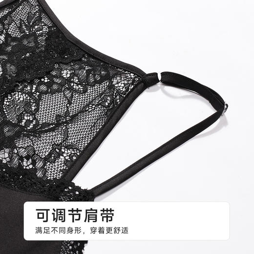 都市丽人女士丝质吊带套装薄冰雪丝好睡好眠袖类LHH2D6 商品图5