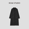 ROMI STUDIO“自在洒脱”绵羊毛混纺轻盈感宽松风衣外套 RWCRWD1622 商品缩略图0