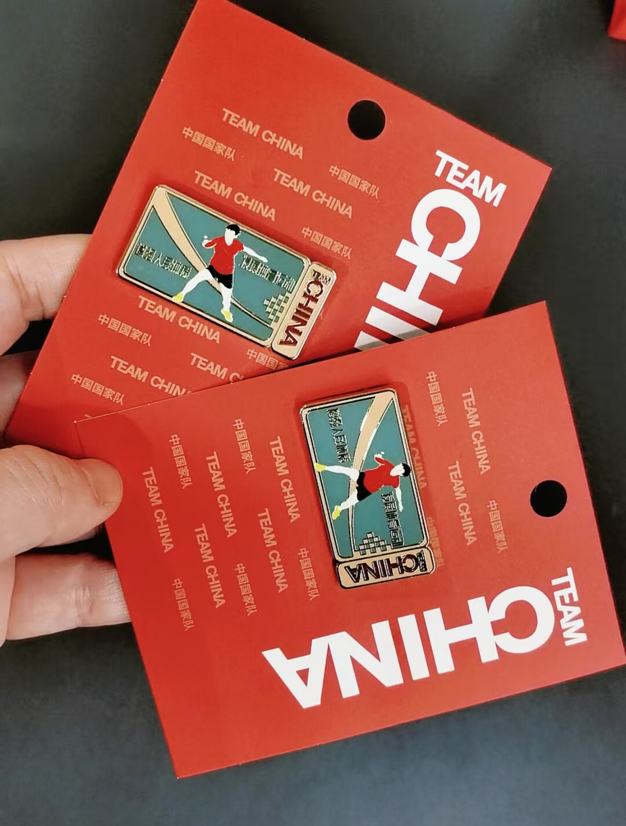 发展体育运动 增强人民体质系列徽章——乒乓球