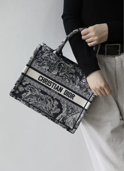 Dior 小号 刺绣老花 动物园系列 托特包 商品图3