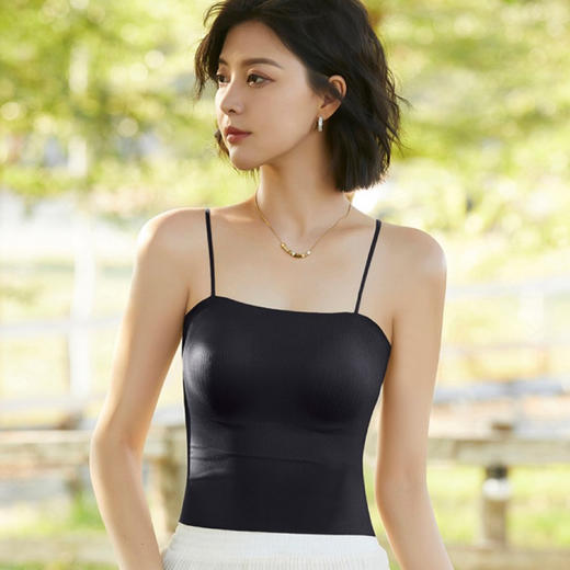 买一送一2025新款夏季美背吊带背心自带胸垫文胸一体百搭打底美背防走光夏季薄款内衣女 商品图1
