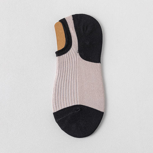 日式无印拼色女士棉袜子良品浅口袜短袜女 A-4588 商品图7