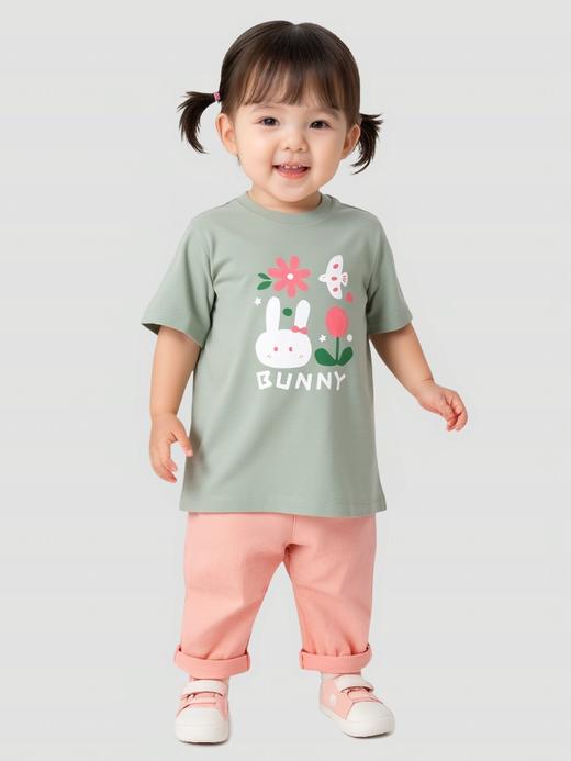 佐丹奴童装25年新款纯棉T恤衫03395202 商品图4