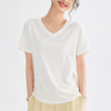 【专柜大牌品质】轻奢简约天丝亚麻短袖 莱赛尔清凉柔软T恤 商品缩略图2