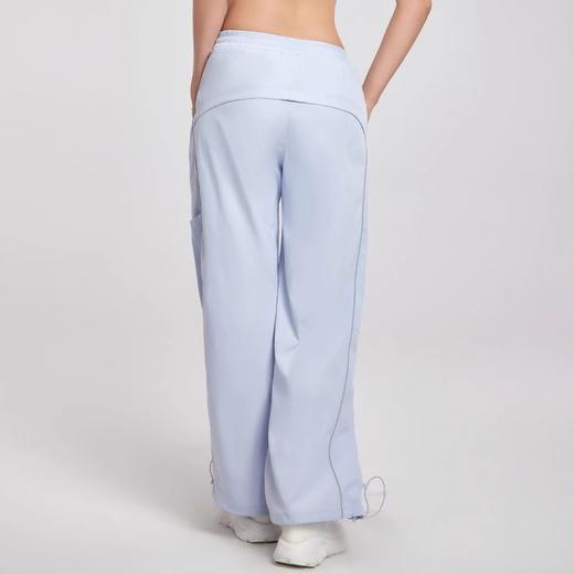 【限时秒】YOGACODE【火树银花系列】宽松运动裤直筒女户外反光工装长裤小个子低腰抽绳阔腿休闲裤DWL115083 商品图3