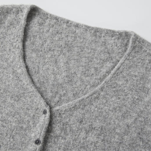 ROMI STUDIO“温柔随性”羊毛混纺长袖V领软糯毛织开衫 RW24ASB1440 商品图2