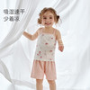【2025年春夏新品】i-baby/英伦宝贝自然生长针织低敏恒温儿童背心短裤套装男女童家居服夏季短袖 商品缩略图10