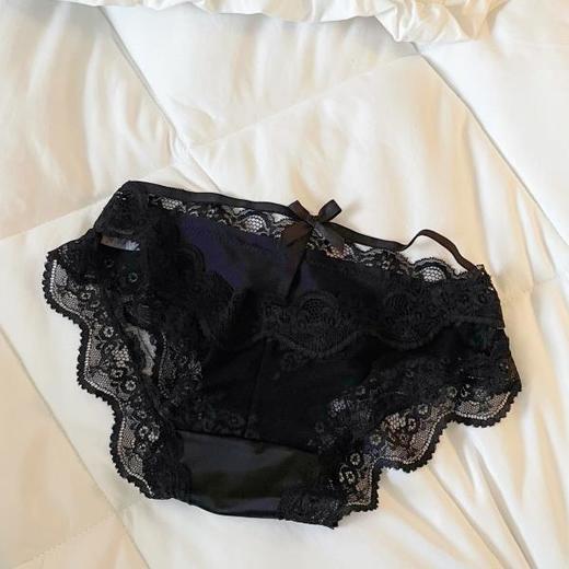 纯欲风性感女士蕾丝内裤女纯棉全棉抗菌裆低腰大码女生女式内裤 商品图2