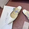 Jimmy Choo BING 牛皮 女士休闲单鞋 平底高跟女款 白色（HC） 商品缩略图2