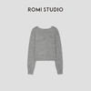 ROMI STUDIO“温柔随性”羊毛混纺长袖V领软糯毛织开衫 RW24ASB1440 商品缩略图1