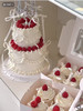双层复古裱花树莓款（六➕四寸蛋糕➕六枚纸杯 商品缩略图0