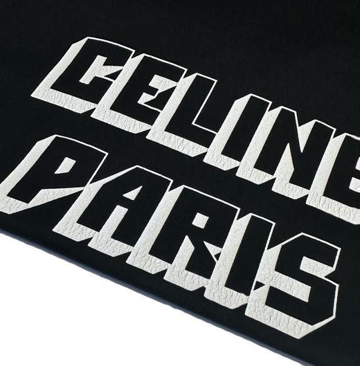 中性款裂纹印花字母短袖T恤008 商品图1