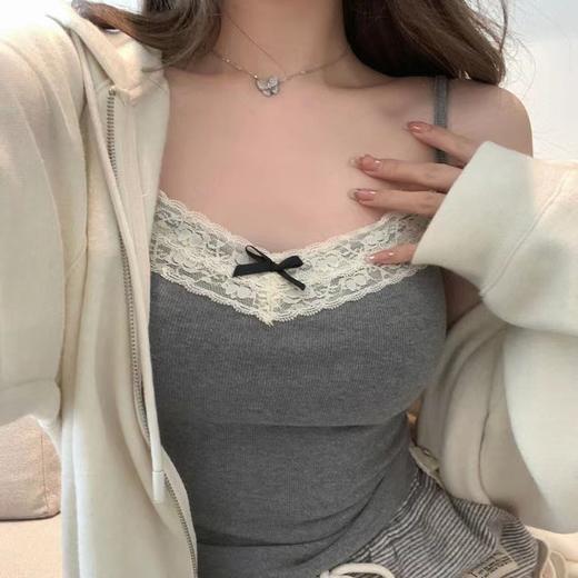 性感小吊带背心带胸垫少女风纯欲辣妹美背裹胸内搭外穿修身上衣女 商品图1