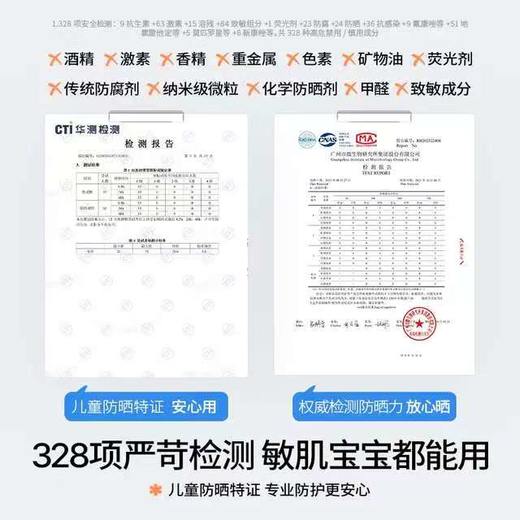 【海龟爸爸 婴儿防晒乳（小雪山4.0）】婴儿6个月以上可用，升级马齿苋养肤，温水可清洗 防晒霜SPF20，PA+ 商品图5