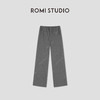 ROMI STUDIO“轻盈自在”绵羊毛混纺立裁垂感直筒休闲裤 RWCSXG1513 商品缩略图0