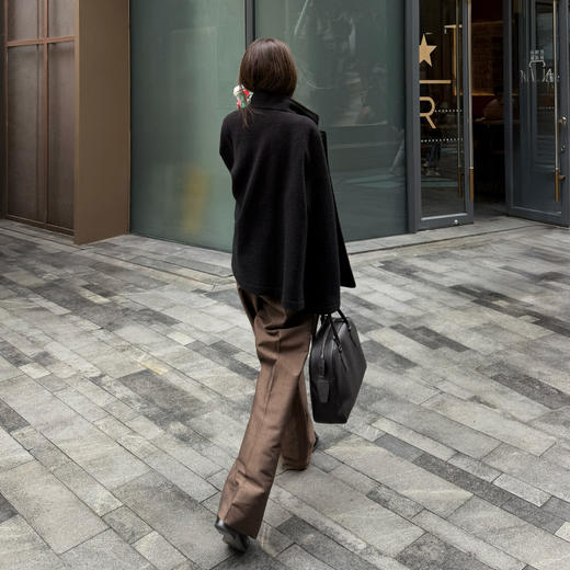 ROMI STUDIO“率性从容”绵羊毛莱赛尔混纺经典老钱西裤 RWCSXG2005 商品图3