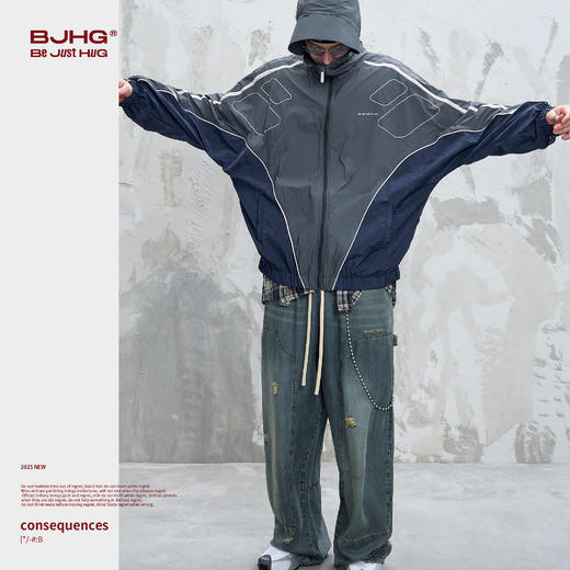 BJHG不计后果户外UPF50轻薄防晒服外套男夏季速干凉感透气防晒衣 商品图1