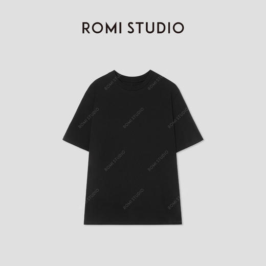 ROMI STUDIO“简约随性”100棉软糯肤感宽松圆领短袖T恤RW24ASZ0454【发货时效25天】 商品图3
