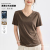 【专柜大牌品质】轻奢简约天丝亚麻短袖 莱赛尔清凉柔软T恤 商品缩略图0