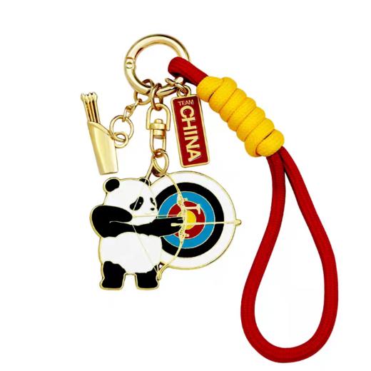 TEAM CHINA中国国家队官方旗舰店熊猫运动造型钥匙扣射箭 商品图4