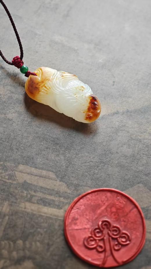 籽不语·小游好运·和田吊坠【嘉石606】 商品图5