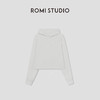 ROMI STUDIO“松弛随性”纯棉落肩宽松休闲运动连帽卫衣RW24AS41240 商品缩略图2