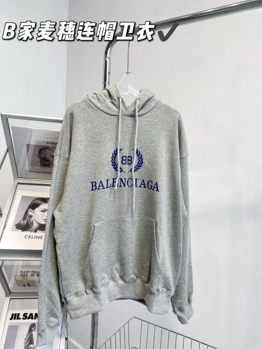 【周日特价】巴黎世家经典麦穗连帽卫衣 商品图1