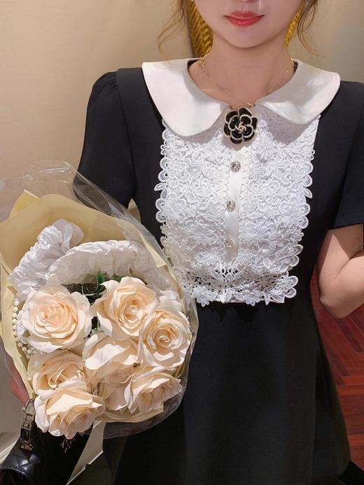 张心子【香感千金】miu系富家千金气质连衣裙 U2503054 商品图2